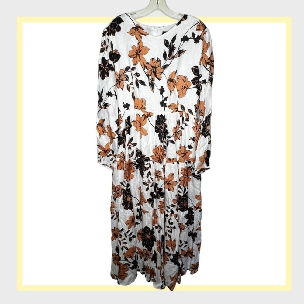 Love Milan Designer Linen Dress NWT